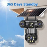 Solar Battery Powered Wireless WiFi Security Camera System – $54.89