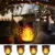 Solar Lanterns with Flickering Flame – 4 Pack for $17.99