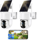 2-Pack Wireless Outdoor Solar Security Cameras for $39.99