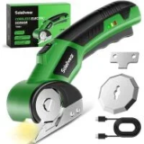 Soleilwear Cordless Cardboard Cutter – 320RPM, 2000mAh, $16.99