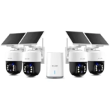Set of 4 SOLIOM Wireless Outdoor 4K Security Cameras for $172