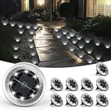 10-Pack SOLPEX Mini Solar Ground Lights – Stainless Steel Pathway Lights – $9.49 ($29.99 Original)
