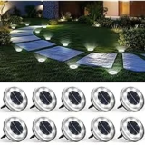 10-Pack Solpex Solar Ground Lights for $13.18 – Waterproof and Automatic