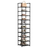 SONGMICS 10-Tier Shoe Rack for $14.39 – Grey Color