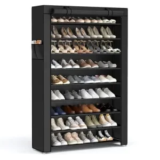 SONGMICS 10-Tier Shoe Rack for 40-50 Pairs Now $28