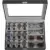 Songmics 16-Slot Sunglasses and Watch Organizer Box with Glass Lid for $17.94