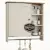 SONGMICS Bathroom Wall Cabinet with Adjustable Shelves for $29.99