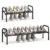 SONGMICS Expandable 1-Tier Shoe Rack for 10 Pairs – $15.98