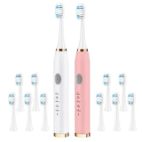 2-Pack Sonic Electric Toothbrushes for $16.98