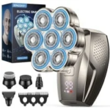 Spacekey ZCB143 5-in-1 Magnetic Detachable 7D Head Shaver for $22.49