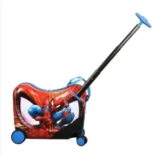 Spider-Man Carry On Spinner Hardside Ride On Suitcase for $32