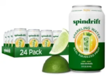 24-Pack Spindrift Sparkling Water (Lime) – $11 at Amazon