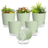 SQKH Self-Watering Plastic Planters – 6 or 7-Pack for $7.99