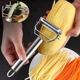 Stainless Steel Double-Blade Vegetable Julienne Peeler for $1.92