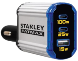 STANLEY 100W Power Inverter with Dual USB-A & USB-C Ports for $11.60