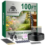 100Ft Starrey Drip Irrigation Garden Watering System for $20