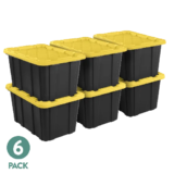 Sterilite 27 Gallon Industrial Storage Totes (6-Count) – $48 ($60 Value) $48.00