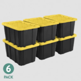Sterilite 27 Gallon Industrial Tote Set of 6 for $48 $48.00