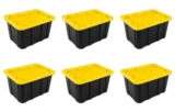 6-Pack Sterilite 27 Gallon Industrial Totes for $48 with Free Shipping