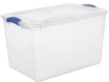 Sterilite 66 Quart Large Storage Bin with Latch Lid – $8.98 at Walmart