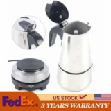 Stainless Steel Moka Pot Espresso Maker for $31.80