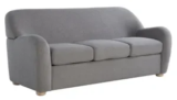 Studio Living Genifer Boucle 3-Seater Sofa in Gray for $287