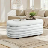 Studio Living Livingston Modern Storage Ottoman for $138.00