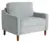 Studio Living Sanborn Woven Fabric Arm Chair (Light Gray/Gray) – $138 at Walmart