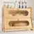 Stylstoreazy 2-Tier Bamboo Bread Box with Magnetic Doors for $23