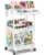 SUNALLY 3-Tier Rolling Cart with Drawer for $13