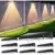 SunFlickt 8-Pack Solar Fence Lights with RGB Auto-Cycling & 7 Fixed Colors – $20.99 ($29.99 Original)