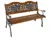 Sunnydaze 49″ Cast Iron and Wood 2-Person Garden Bench for $139.99