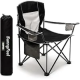 SUNNYFEEL Oversized Camping Chair with Cup Holder Now $24.99