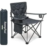 SUNNYFEEL Oversized Camping Chairs with Cup Holder for $29.99
