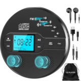Sunoony Portable FM Transmitter Bluetooth CD Player Now $22