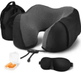 3-Piece Suproot Travel Memory Foam Neck Pillow Set for $12