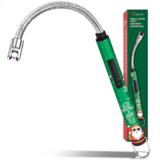 SUPrus Rechargeable Electric Arc Lighter – Christmas Green for $2.99