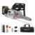 Suzume 12″ 21V Cordless Chainsaw with 2 Batteries for $50
