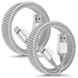 2-Pack SwaggWood USB-A to USB-C Charging Cables for $2.99