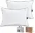 Swandream Standard Size 3-Chamber Goose Feather and Down Bed Pillow Set for $32.99