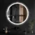 Sweetcrispy 30″ Round LED Backlit Mirror for $53