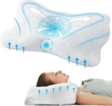 Sweetcrispy Cervical Ergonomic Memory Foam Pillow for $15
