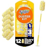Swiffer Duster Kit with 3 ft Extendable Handle and 12 Refills for $11.94