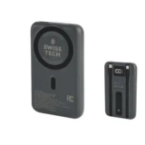 Swiss Tech 8659 10000mAh Wireless Magnetic Power Bank – 20W Fast Charging, Dual Port – $14.00 ($30.96 Value)