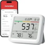 SwitchBot CO2 Detector and Air Quality Monitor for $52.99