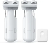 SwitchBot Double Side Automatic Curtain Opener with Bluetooth Remote Control for $140