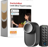 SwitchBot Smart Lock Ultra with Keypad, Fingerprint Door Lock – $128.99 (39% off)