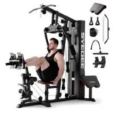 Syedee Home Gym Station with 150lb Weight Stack for $440.99