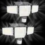 Szpower 4-Head Solar Lights (2-Pack) – 6000LM, 1600 sq ft Coverage – $19.79 ($35.99 Original)