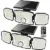 2-Pack Tanlark 2800LM Solar Flood Lights for $17.99